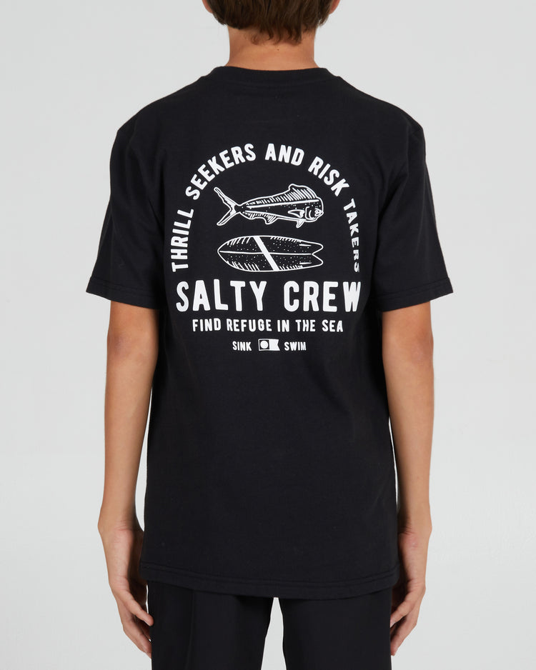 Lateral Line Boys S/S Tee BLK