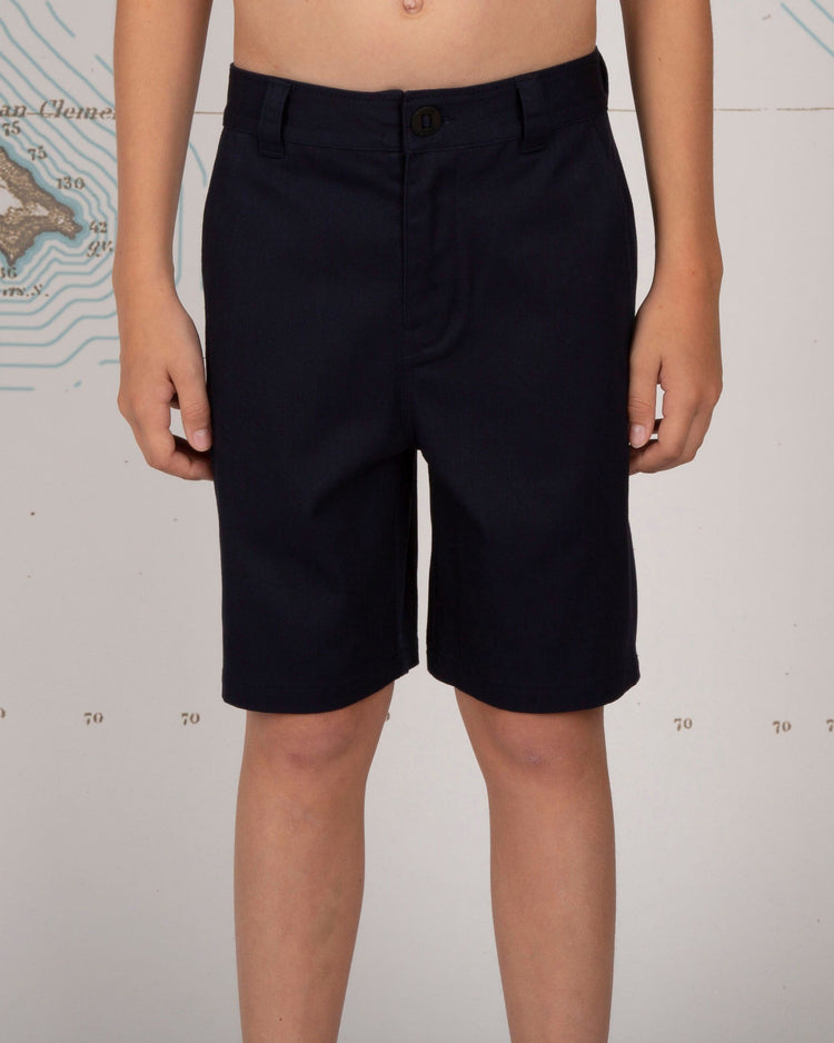 Deckhand Boys Chino Short NVY