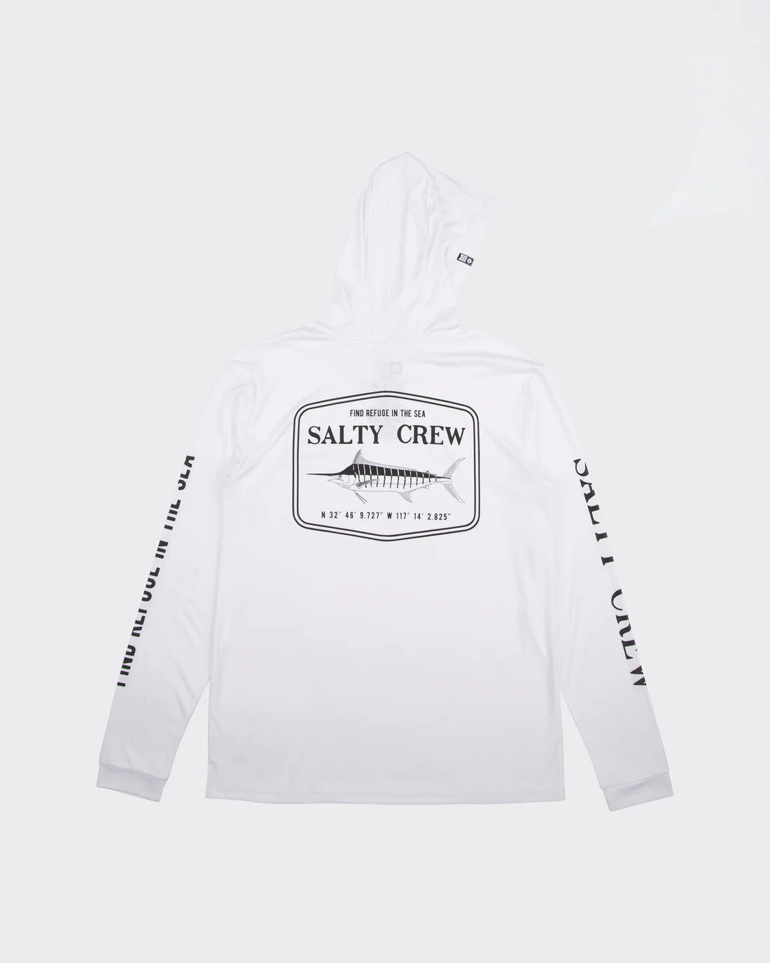 Stealth Hood Sunshirt White