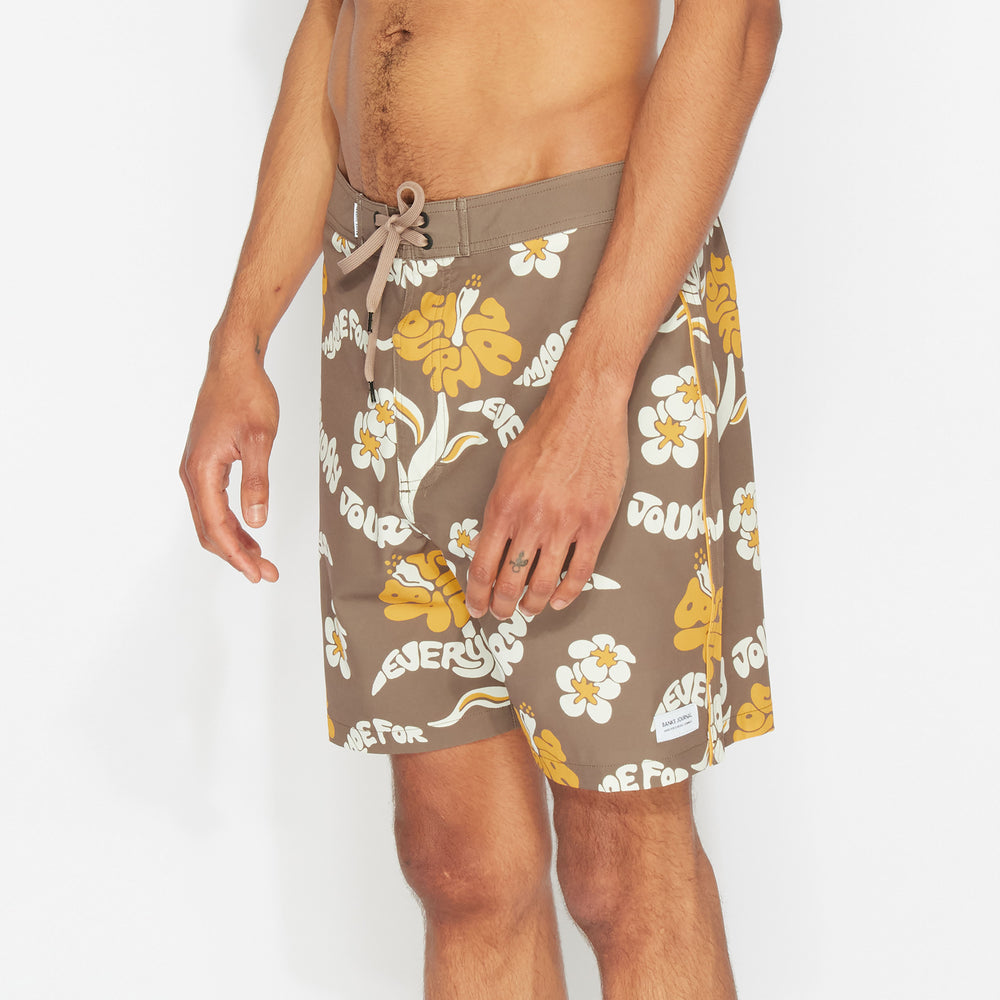 70'S Floral – Boardshort WLT