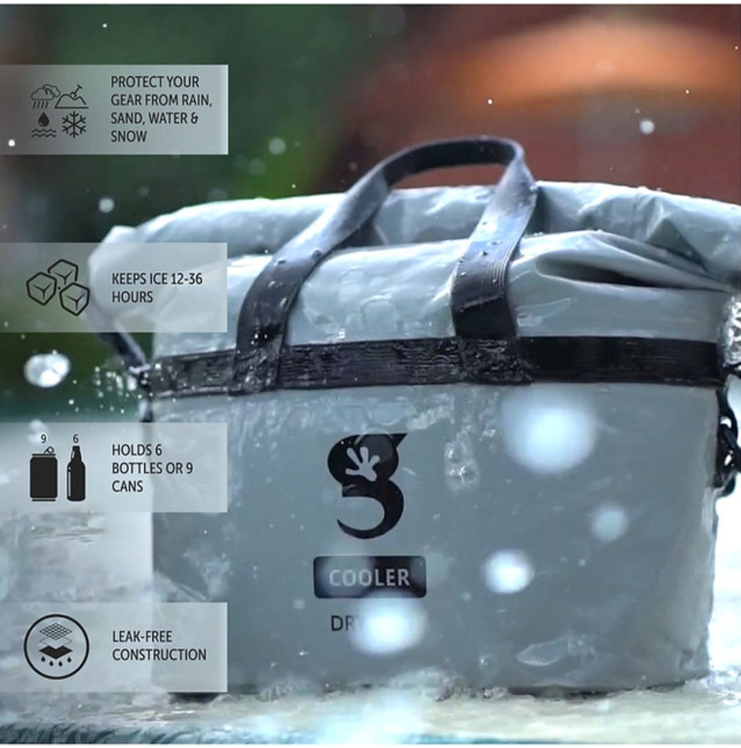 Tote Dry Bag Cooler - White