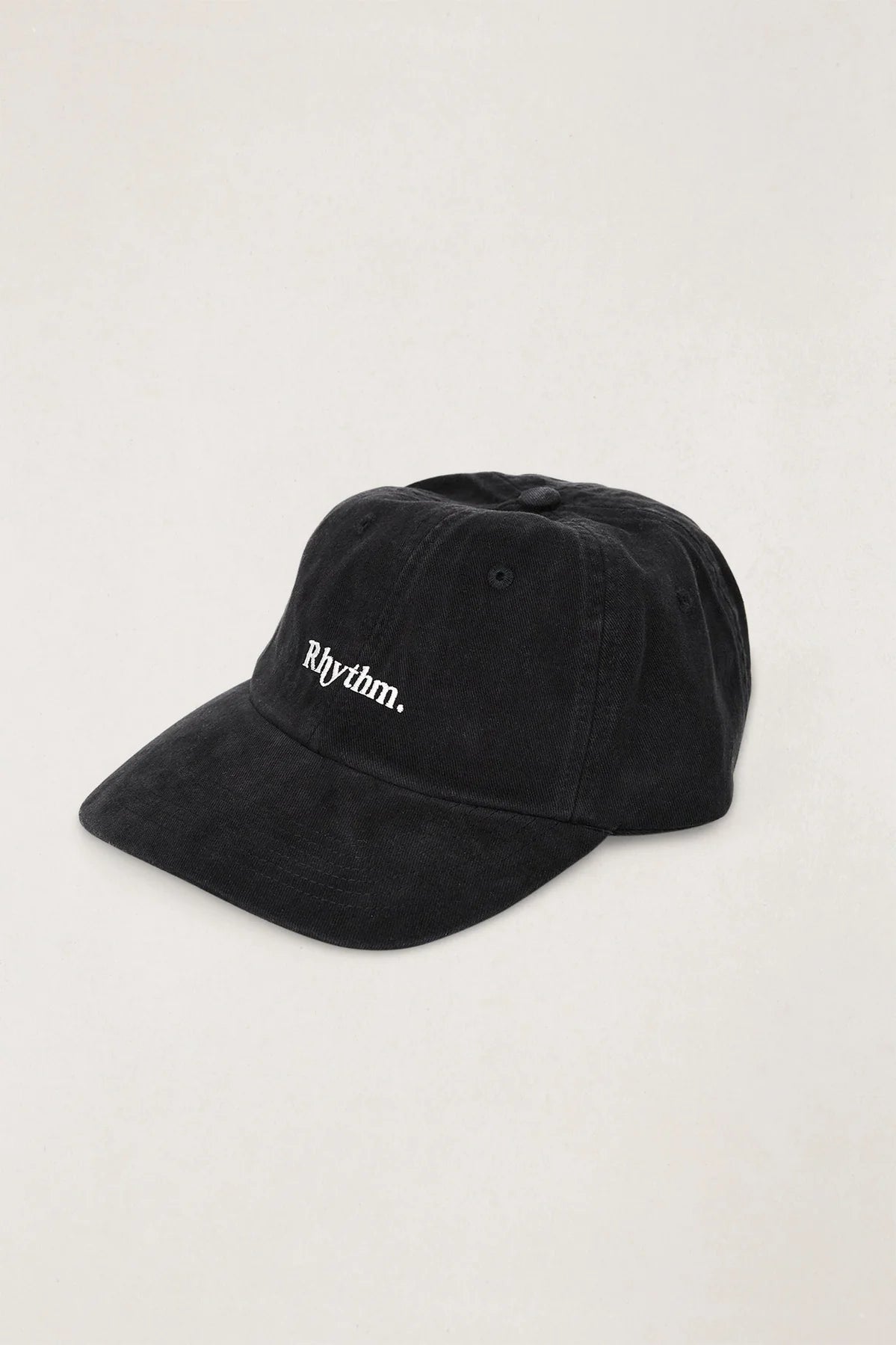 Essential Brushed Twill Cap Black