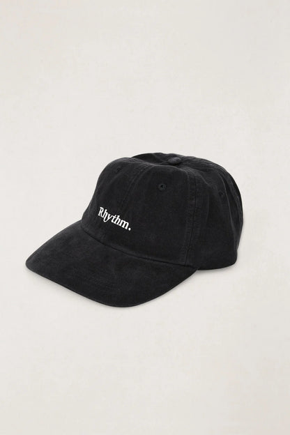 Essential Brushed Twill Cap Black
