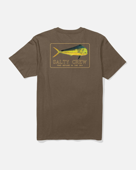 Golden Mahi Premium S/S Tee - Teak
