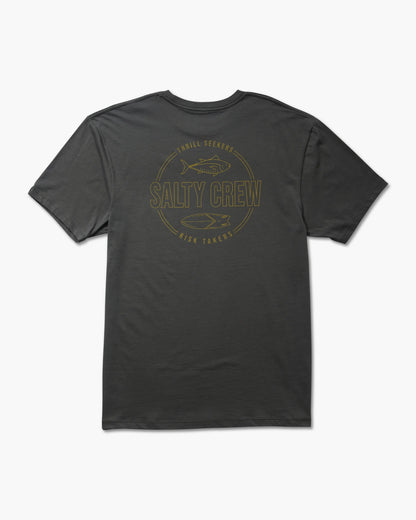 Outlined Premium Tee Charcoal