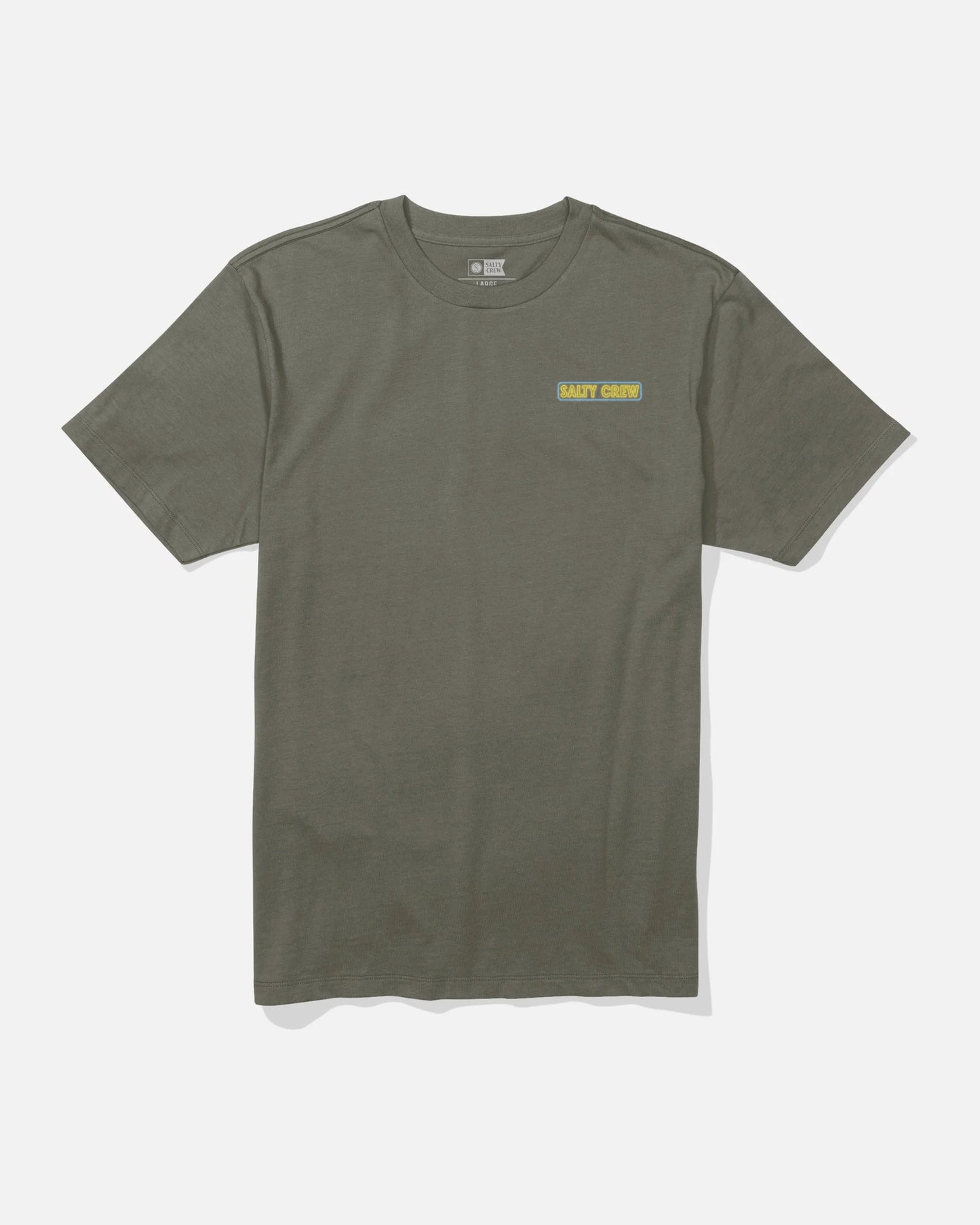 Neon Sign Tee - Dusty Olive