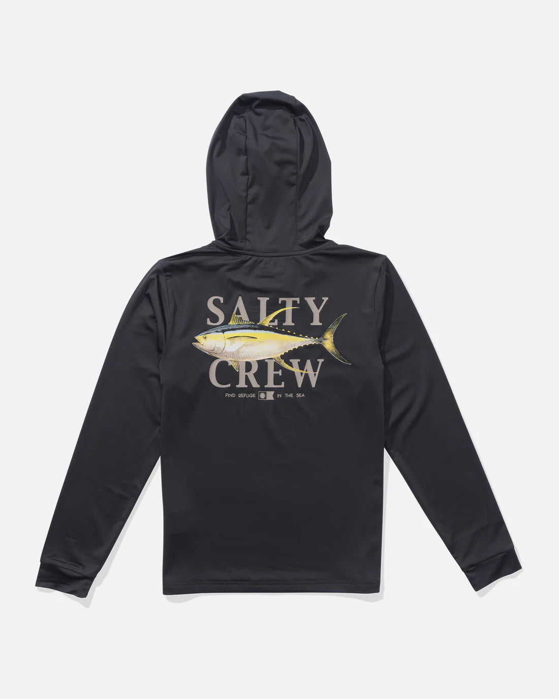Yellowfin Boys Sunshirt Hoodie - Charcoal
