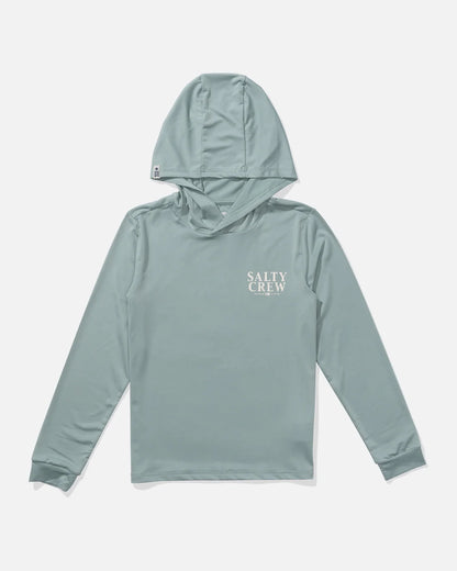 Yellowfin Boys Sunshirt Hoodie - Mackerel