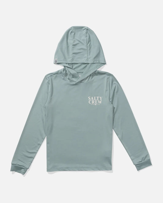 Yellowfin Boys Sunshirt Hoodie - Mackerel