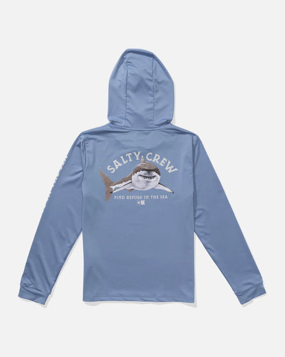 Lurking Boys Sunshirt Hoodie - Marine Blue