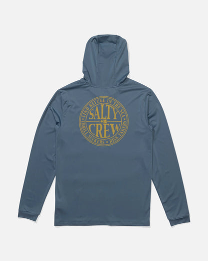 Global Hood Sunshirt - Pilot Blue