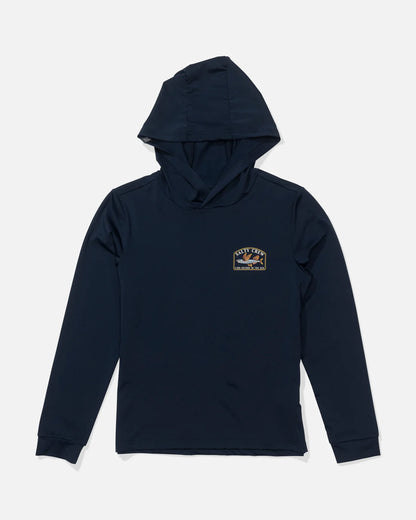 Fly Home Hood Sunshirt Kids - Navy