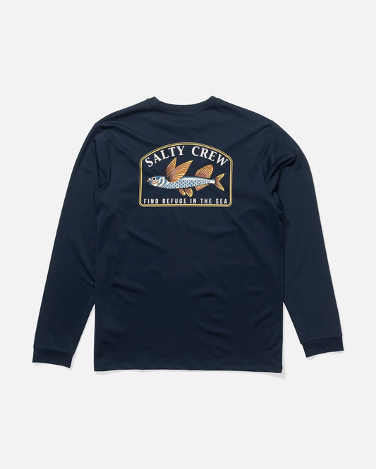 Fly Home Long Sleeve Sunshirt - Navy