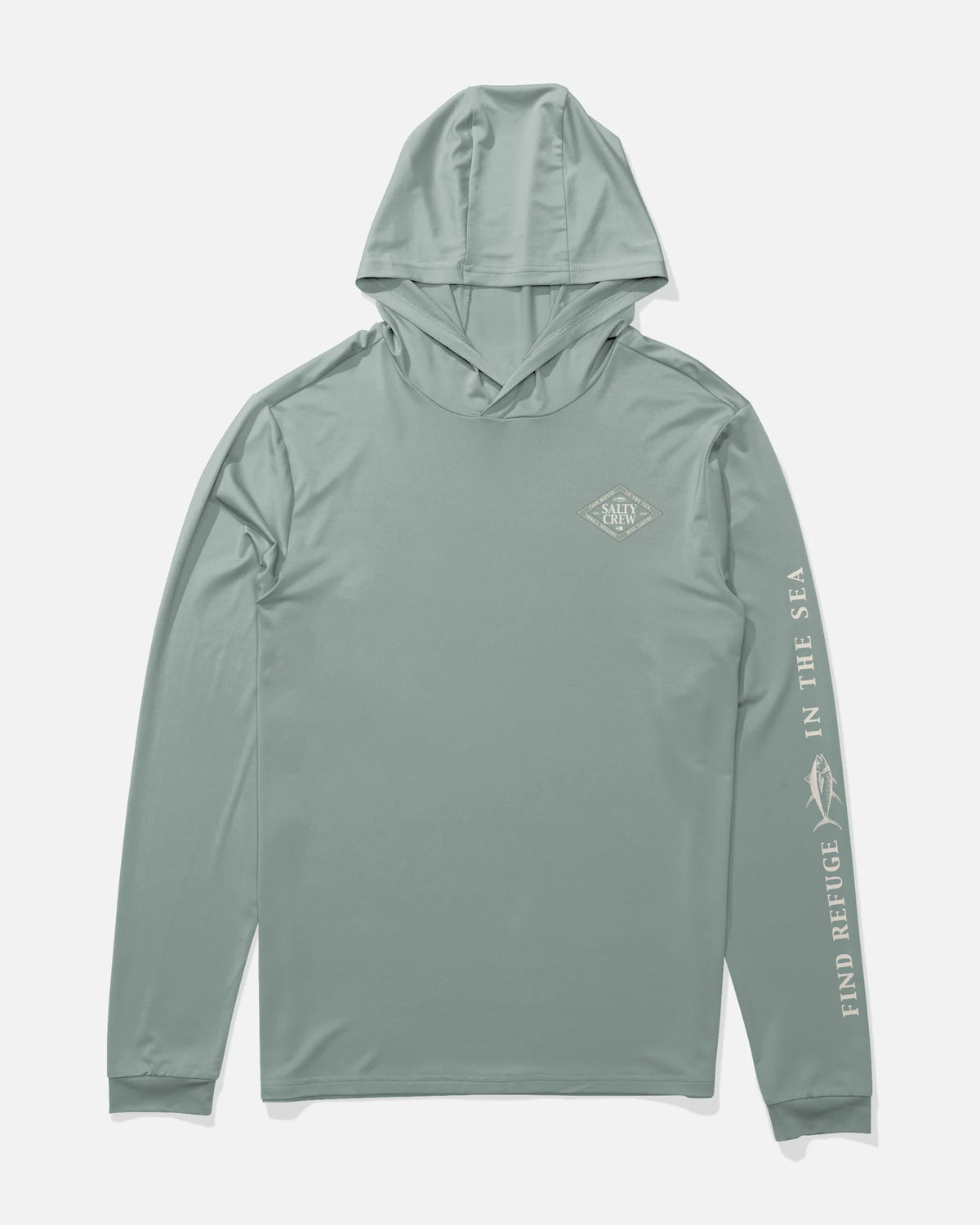 Iconic Boys Hood Sunshirt - Jade