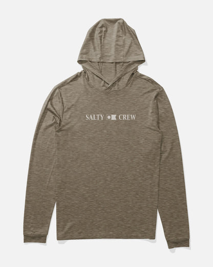 Rail Hood Sunshirt - Brown Heather