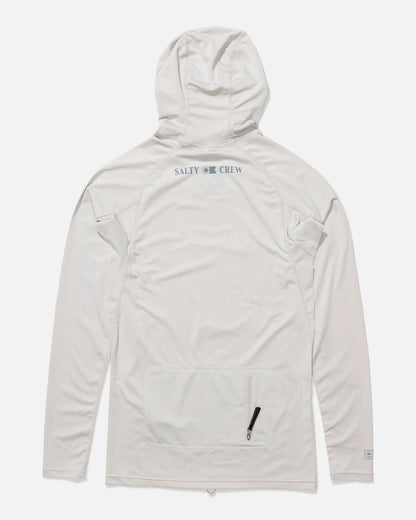 Apex Hooded Rashguard - Light Grey