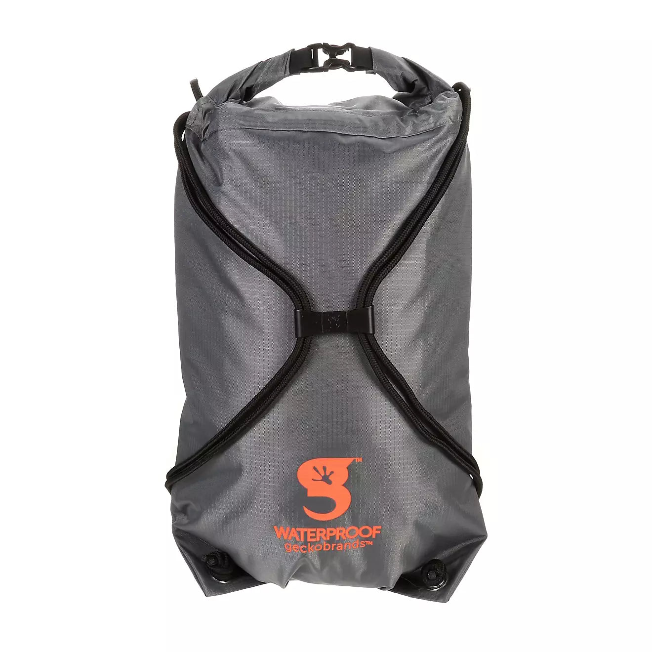 Drawstring WP Backpack - Grey/Orange