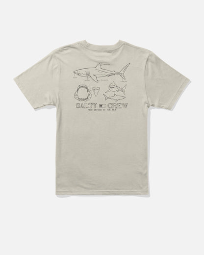 Great White Boys Tee - Bone