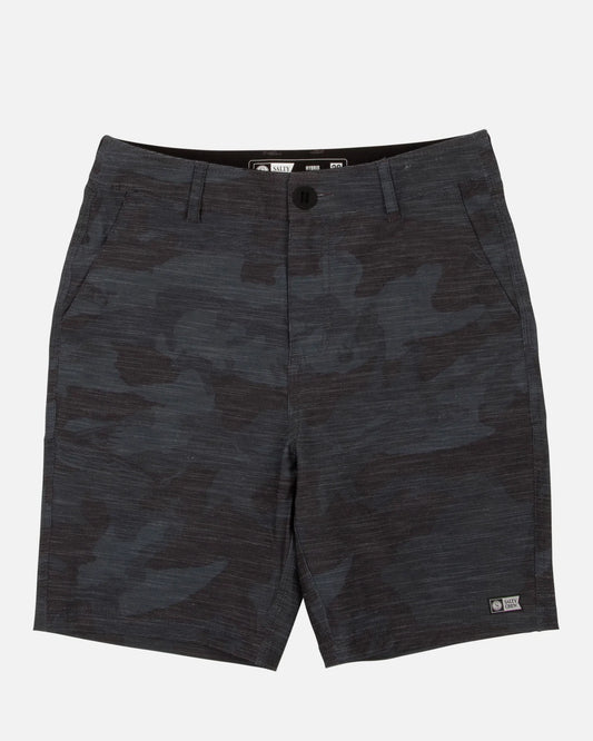 Drifter 2 Boys Hybrid Short Black Camo