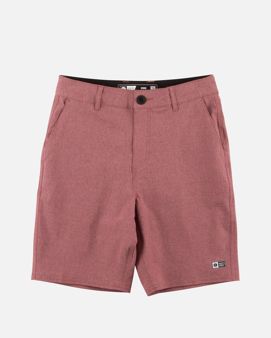 Drifter 2 Boys Hybrid Short Redwood