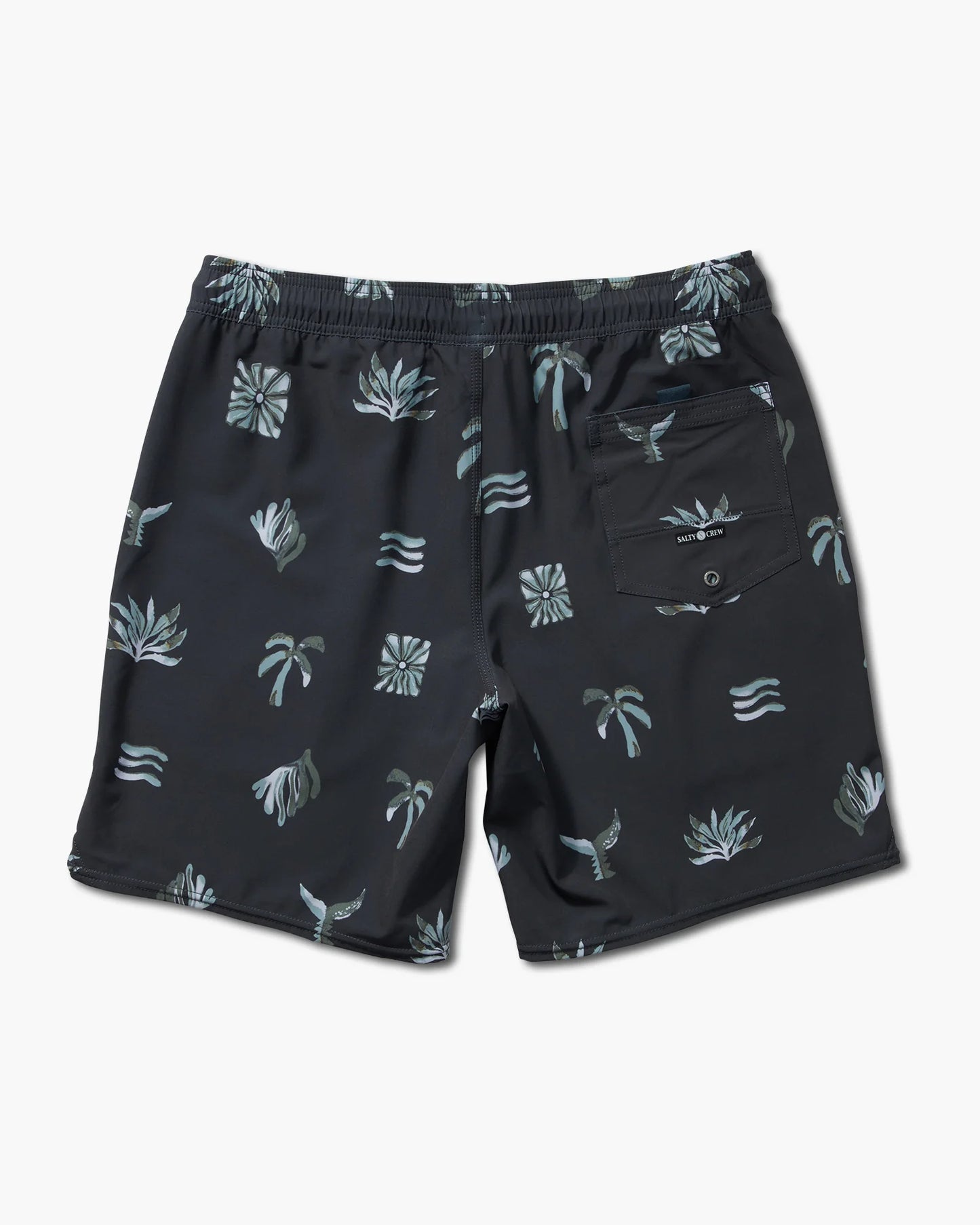 Lowtide Elastic Boardshort Black Multi