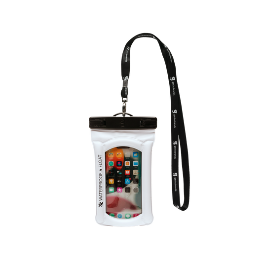 Float Phone Dry Bag - White
