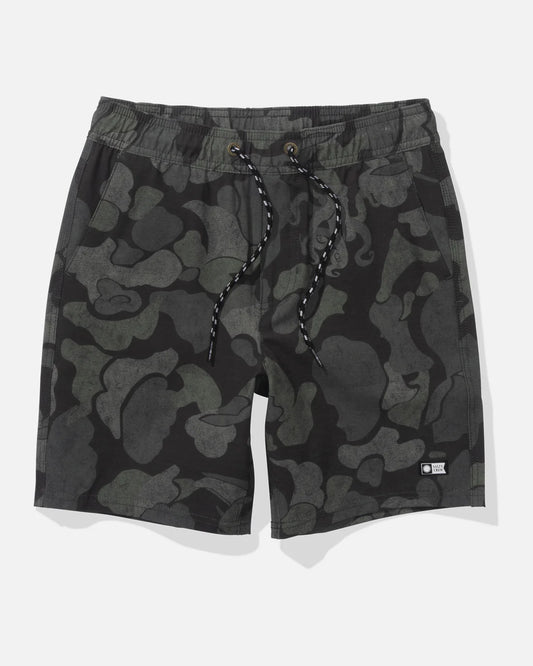 Drifter 16" Boys Elastic Hybrid Short - Camo