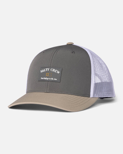 Steadfast Retro Trucker Hat - Grey Tan