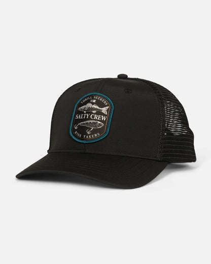 Baited Retro Trucker Hat - Black