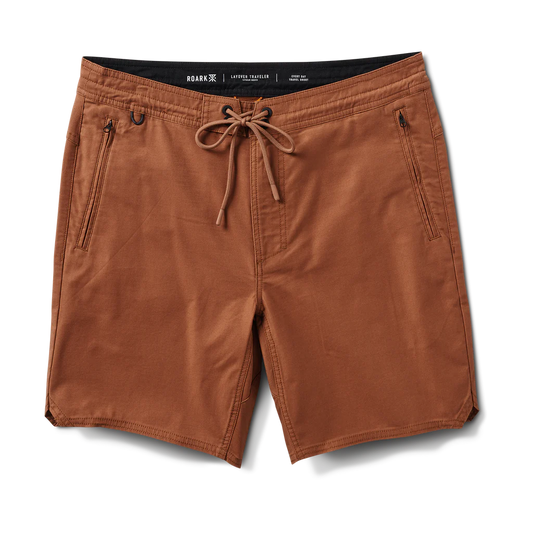 Layover Traveler Short 18" Ochre Red
