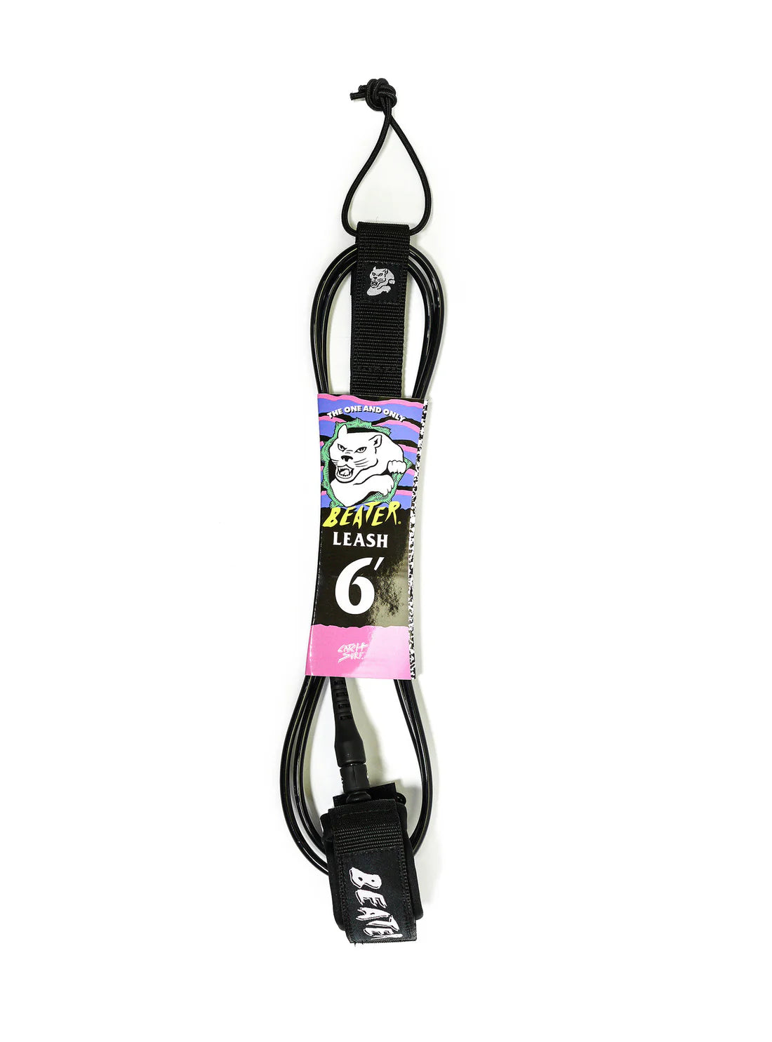 Beater 6Ft Leash Black/Black