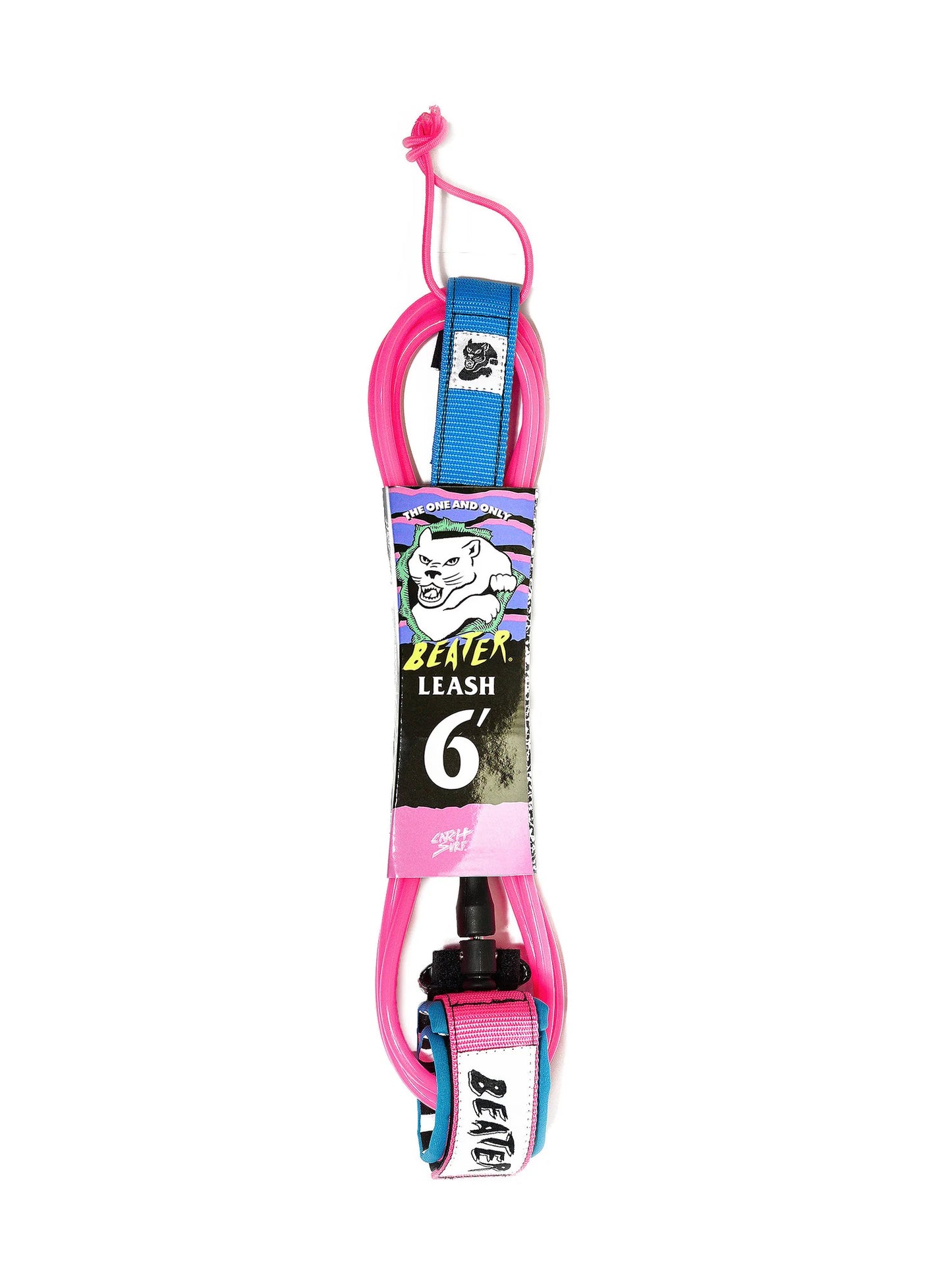 Beater 6Ft Leash Pink/Blue