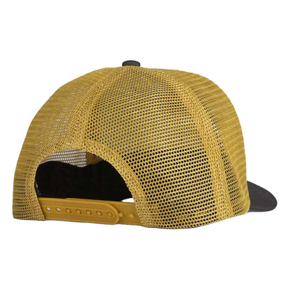 Pinnacle Boys Retro Trucker Hat Charcoal/Gold