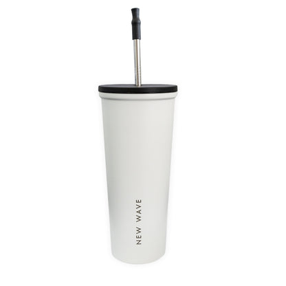 Straw Tumbler WHT