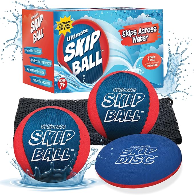 Activ Life The Ultimate Skip Ball - Red/Blue
