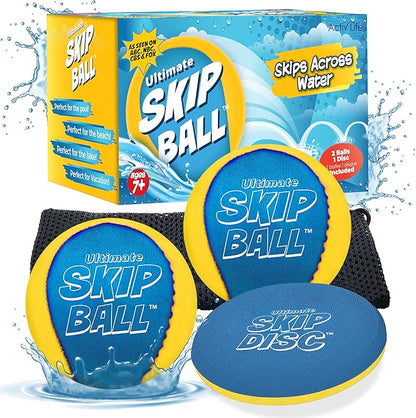 Activ Life The Ultimate Skip Ball - Yellow/Cyan