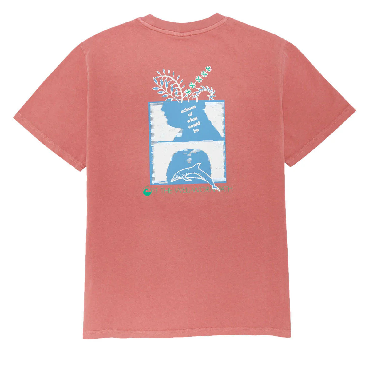 Echoes Vintage T-Shirt for Men in Dusty Rose