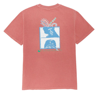 Echoes Vintage T-Shirt for Men in Dusty Rose