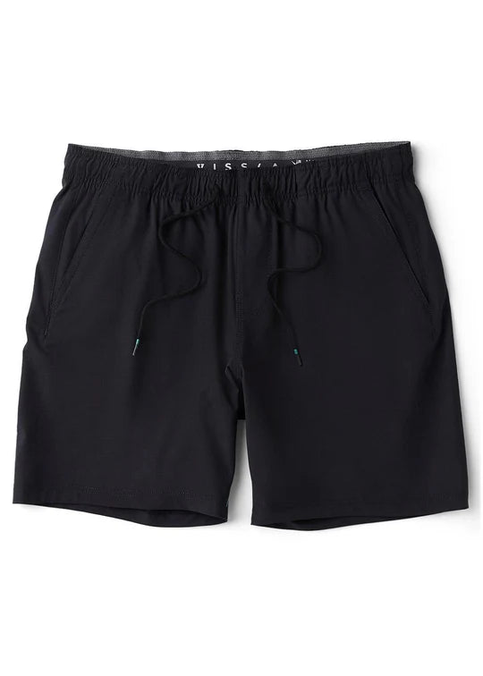 No See Ums Hybrid Eco 16.5" Boys Elastic Walkshort-BLK