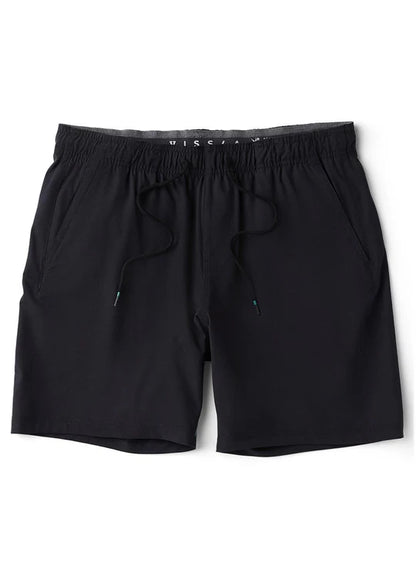 No See Ums Hybrid Eco 16.5" Boys Elastic Walkshort-BLK