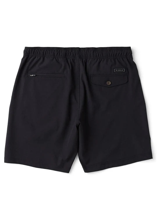 No See Ums Hybrid Eco 16.5" Boys Elastic Walkshort-BLK