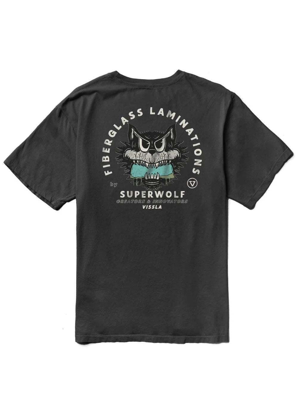 Super Wolf Boys Tee-BLK