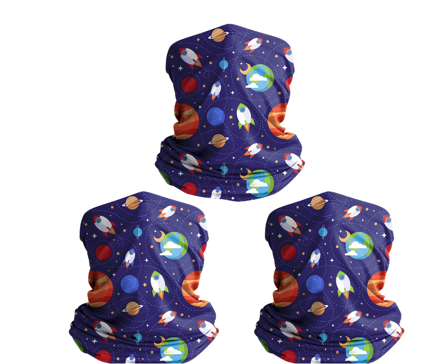 Bandanas Neck Gaiter For Kids