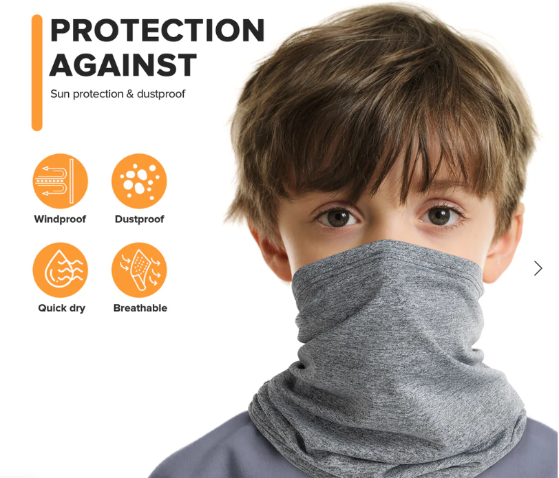 Bandanas Neck Gaiter For Kids