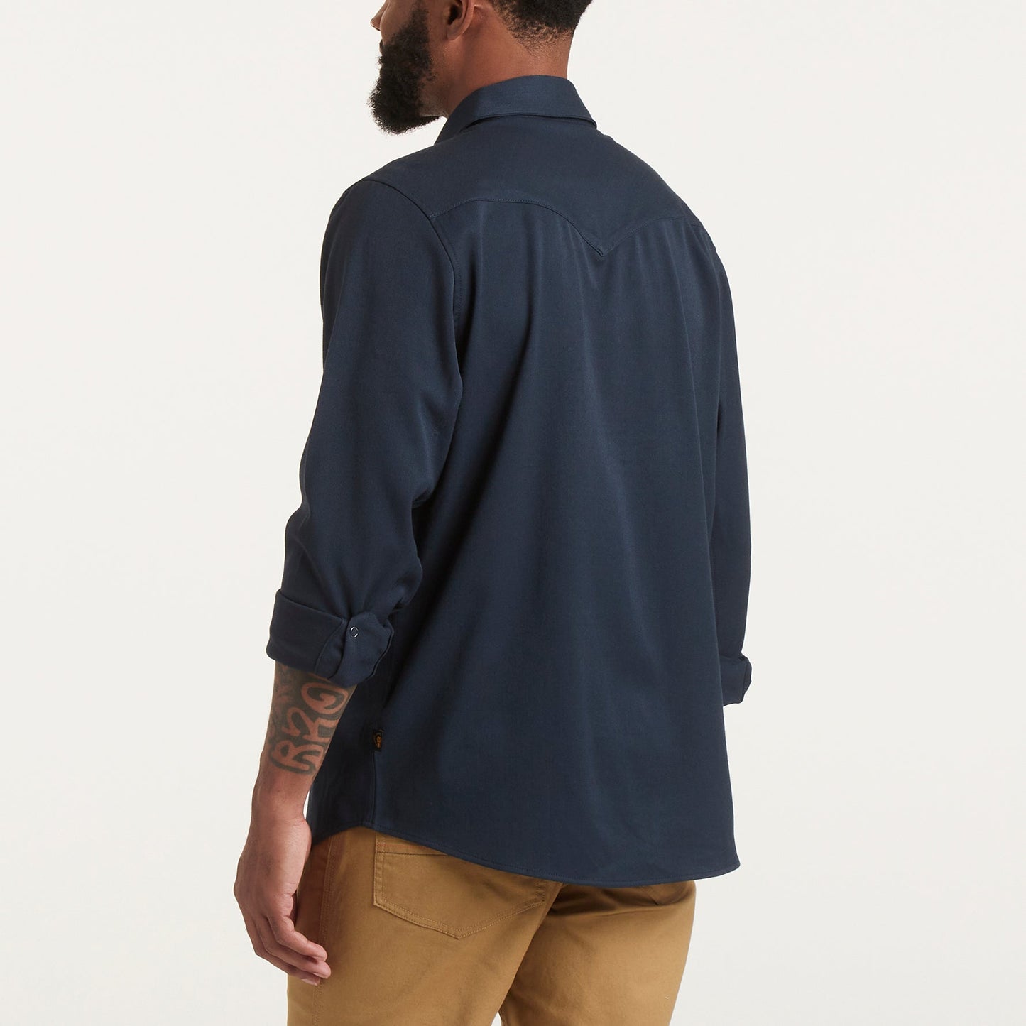 Stockman Stretch Snapshirt - Nightsky