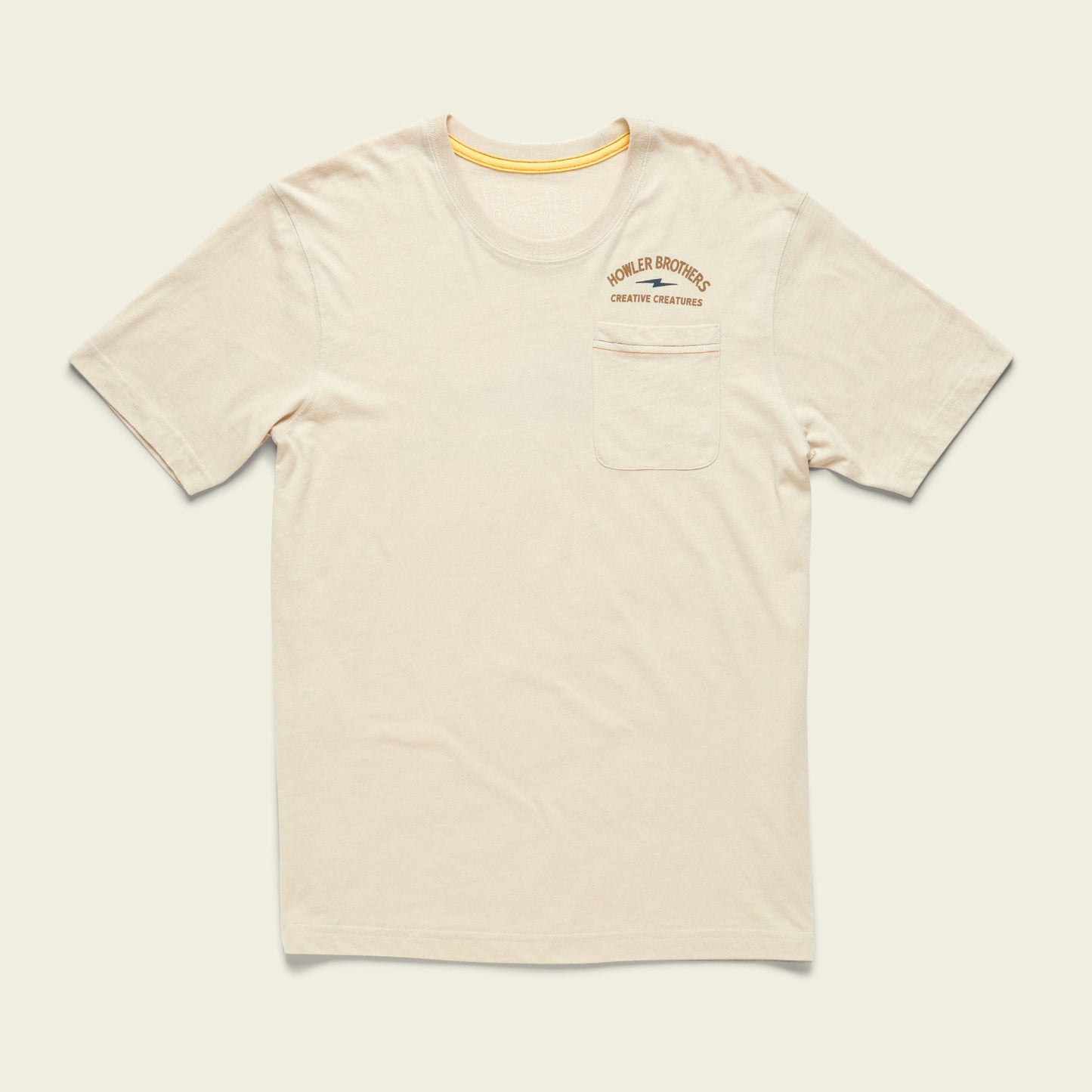Select Pocket T - Creative Creatures Roosterfish: Sand Heather