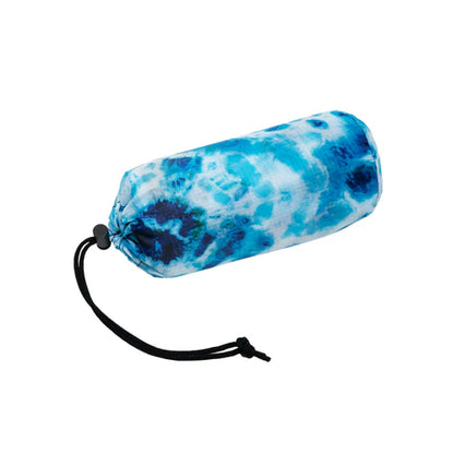 Lightweight Waterproof Beach Blanket Blue Tie Dye