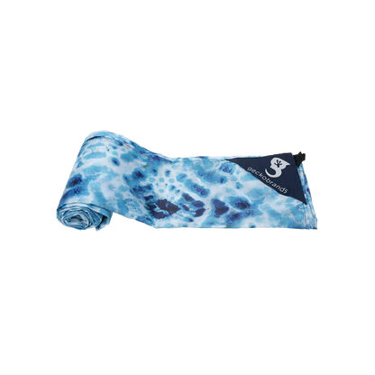 Lightweight Waterproof Beach Blanket Blue Tie Dye