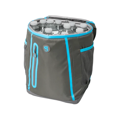 Opticool Backpack Cooler - Grey/Neon Blue