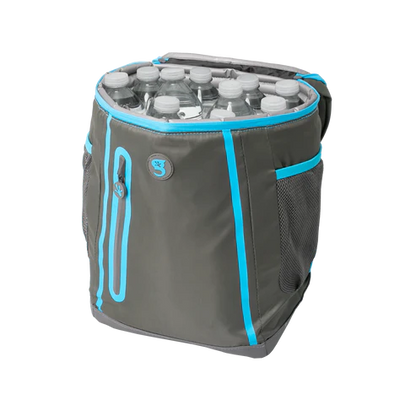 Opticool Backpack Cooler - Grey/Neon Blue